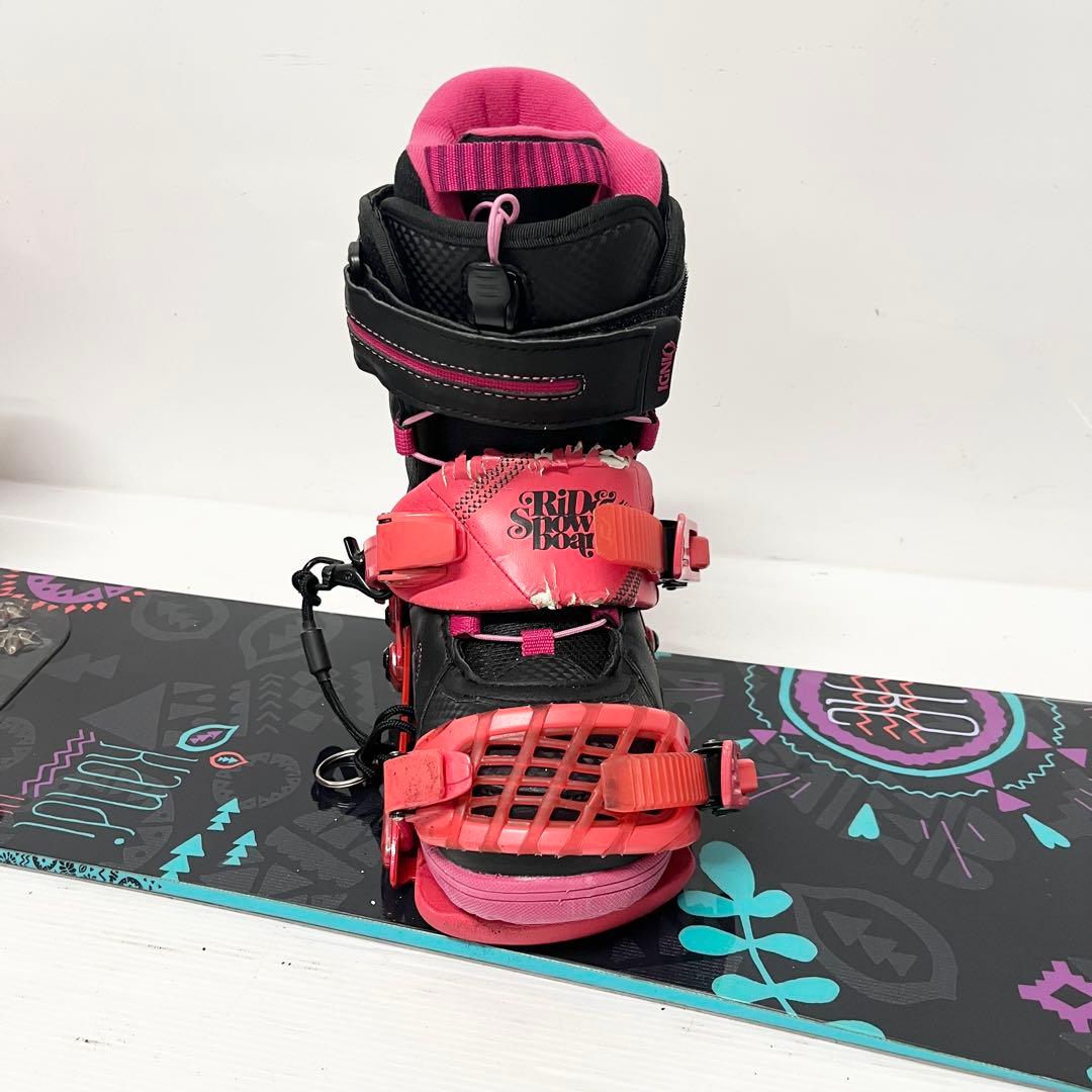 K2 RIDE レディース　スノボセット　女性用　スノーボード 3点セット　板