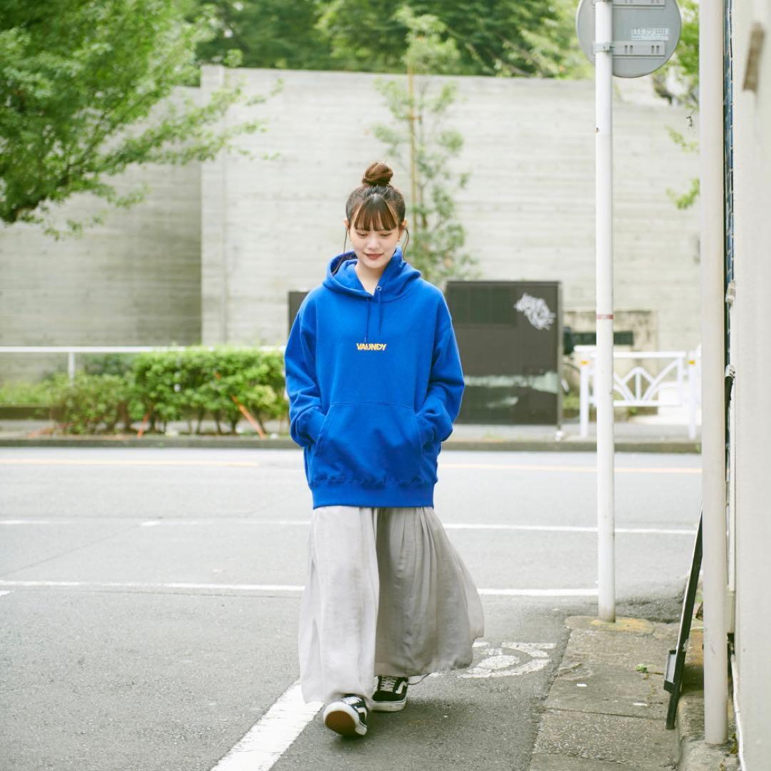 vaundy 初期　パーカー　青　ブルー　XL