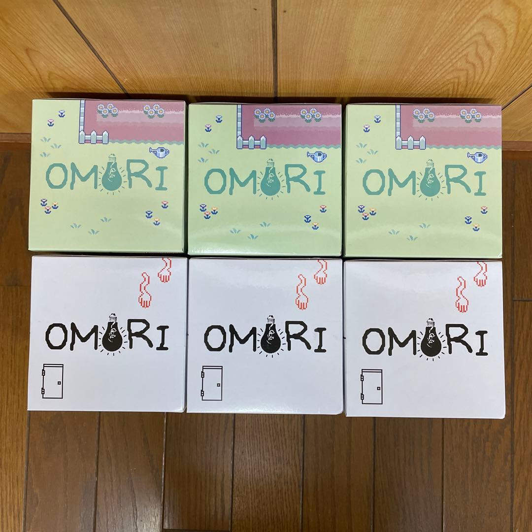OMORI おすわりフィギュア　オモリ/バジル　2種6個セット