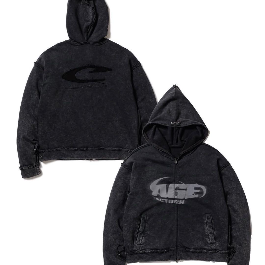 【新品未使用】Age Factory x CPG HOODIE［ブラック/XL］