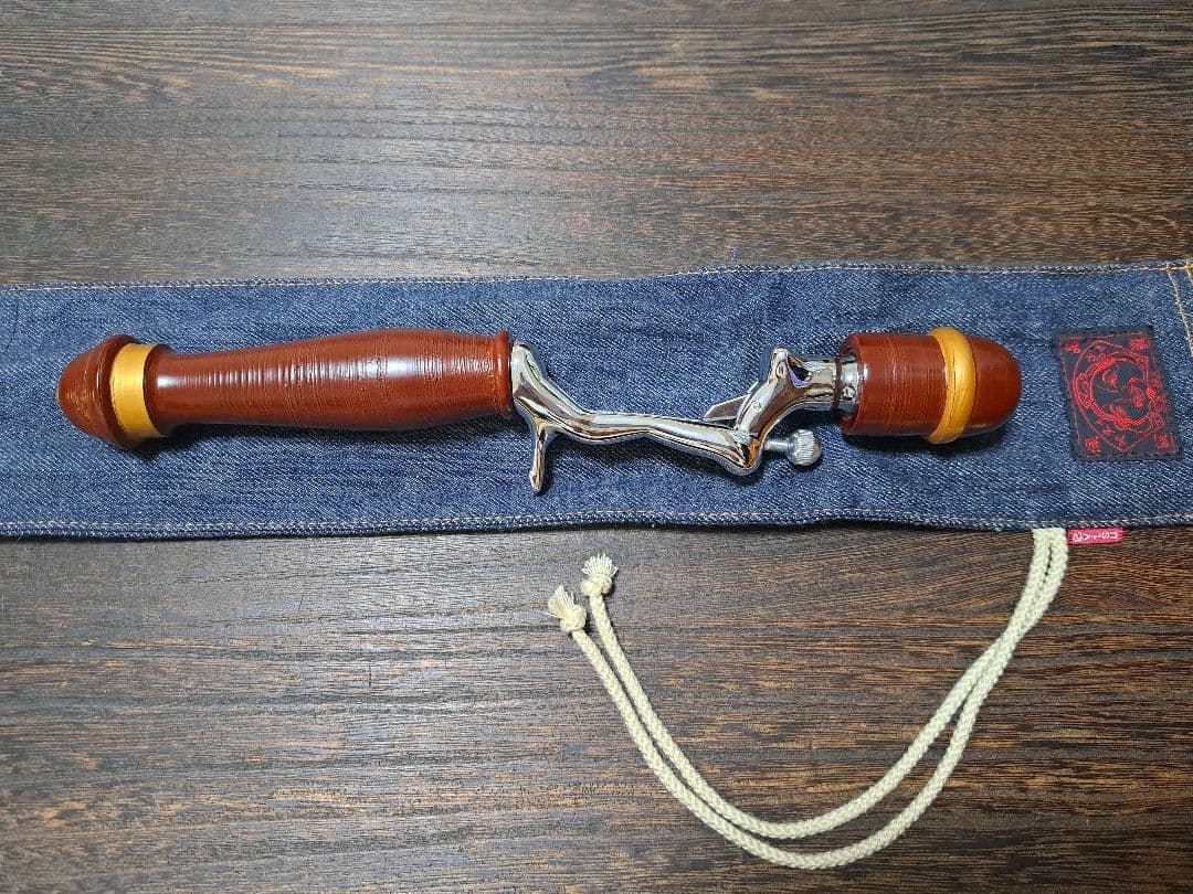 道楽　DOWLUCK　エログリップ　ウタマロ　加賀山中　錆(さび)塗りシルバー