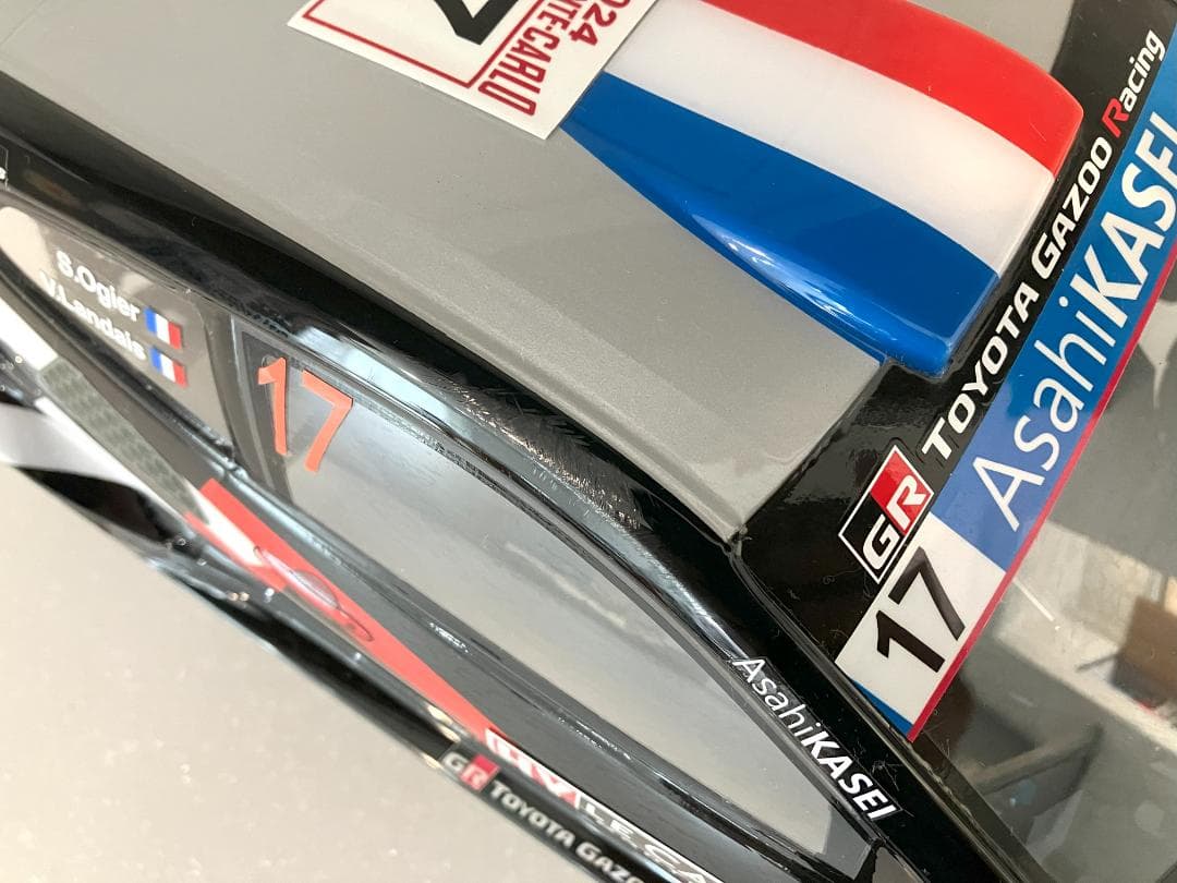 【中古】タミヤ　RCボディ　GRヤリス　WRC2024　モンテカルロ　オジェ