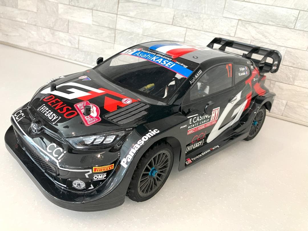 【中古】タミヤ　RCボディ　GRヤリス　WRC2024　モンテカルロ　オジェ