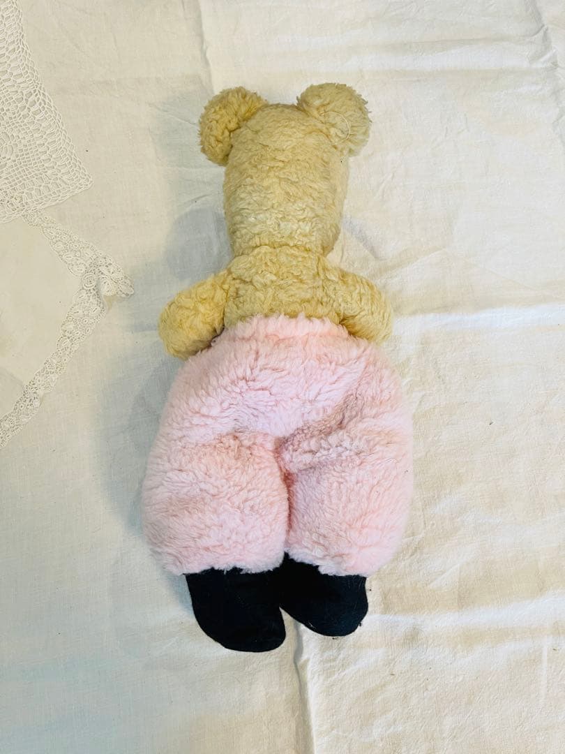 g おしゃれなパンツのくまちゃん　アンティークテディベア　アンティークベア