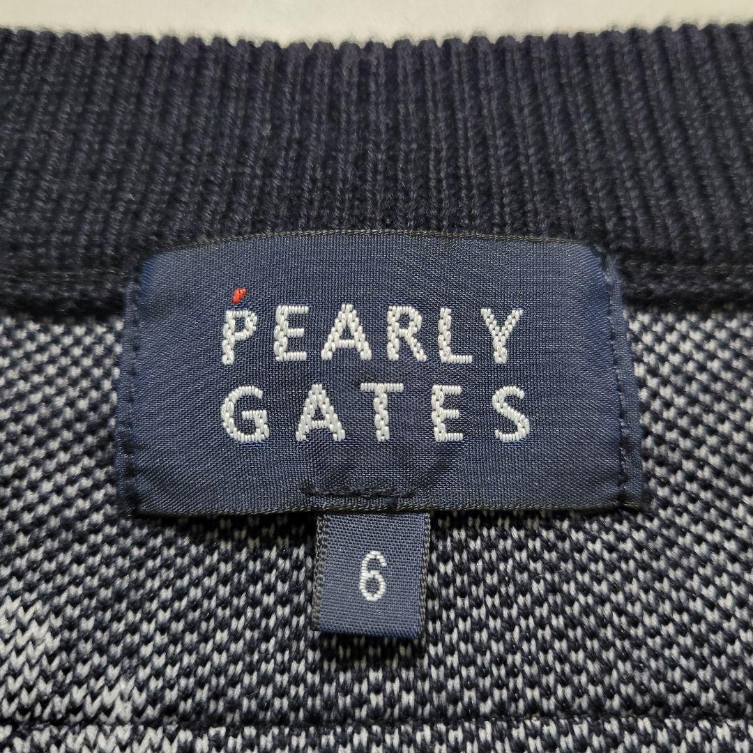 PEARLY GATES ミッキーマウス 総柄ニット セーター XL　黒 メンズ