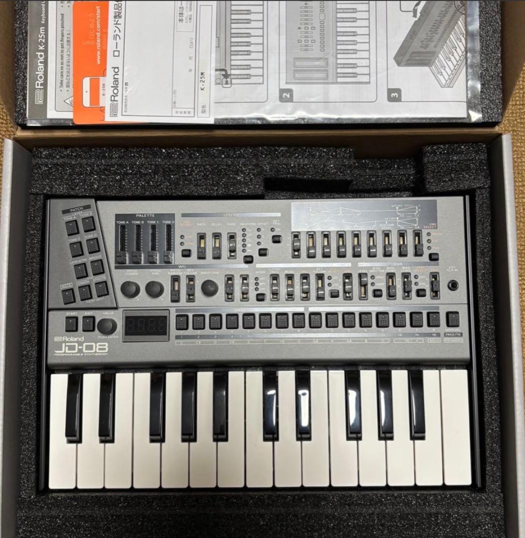 鍵盤楽器 Roland JD-08 + K-25M