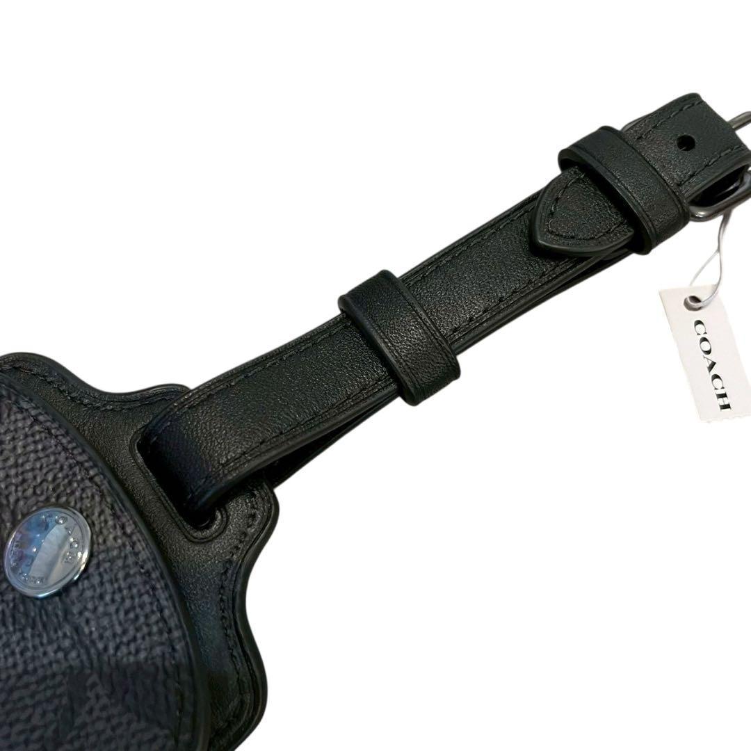 【新品】Coach コーチ ラゲッジタグ ネームタグ グレー パッチ