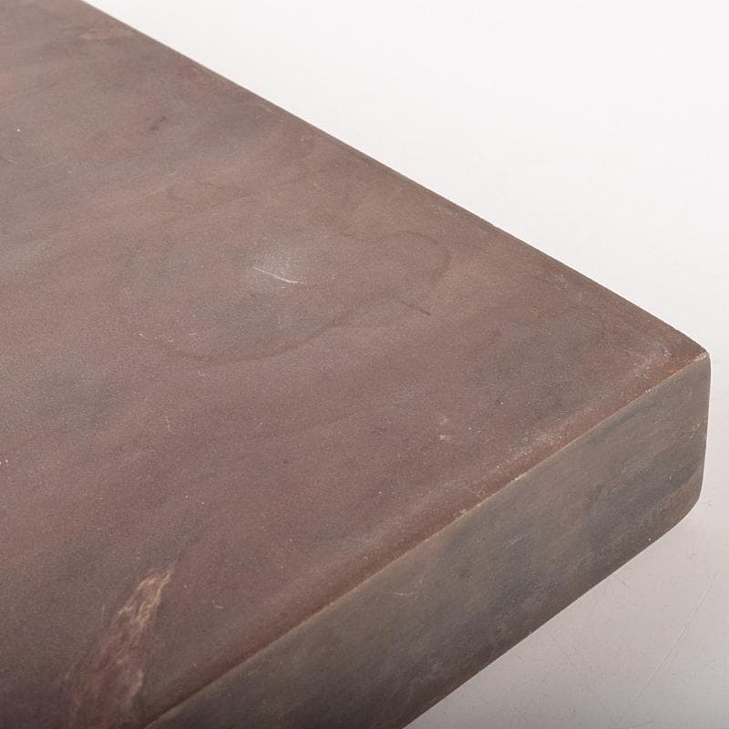 中国　書道具　端渓硯　唐木箱付　M　R7555