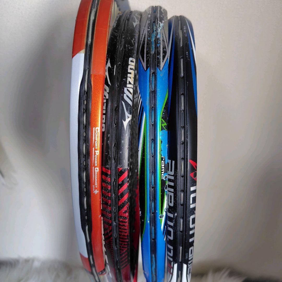 YONEX NEXIGA他　 軟式テニスラケット　4本セット　ヨネックス　ミズノ