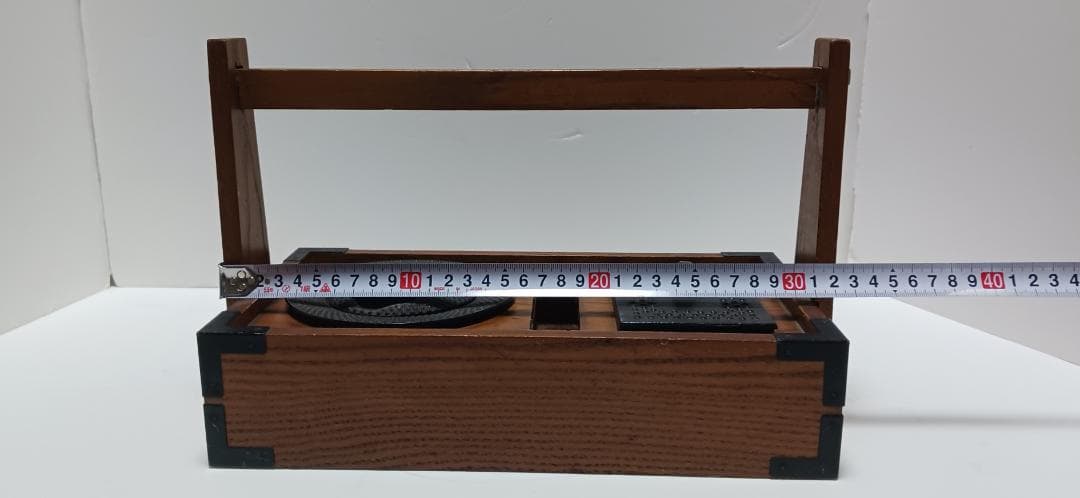 南部鉄器 岩鋳 煙草盆　灰皿　木製　木箱