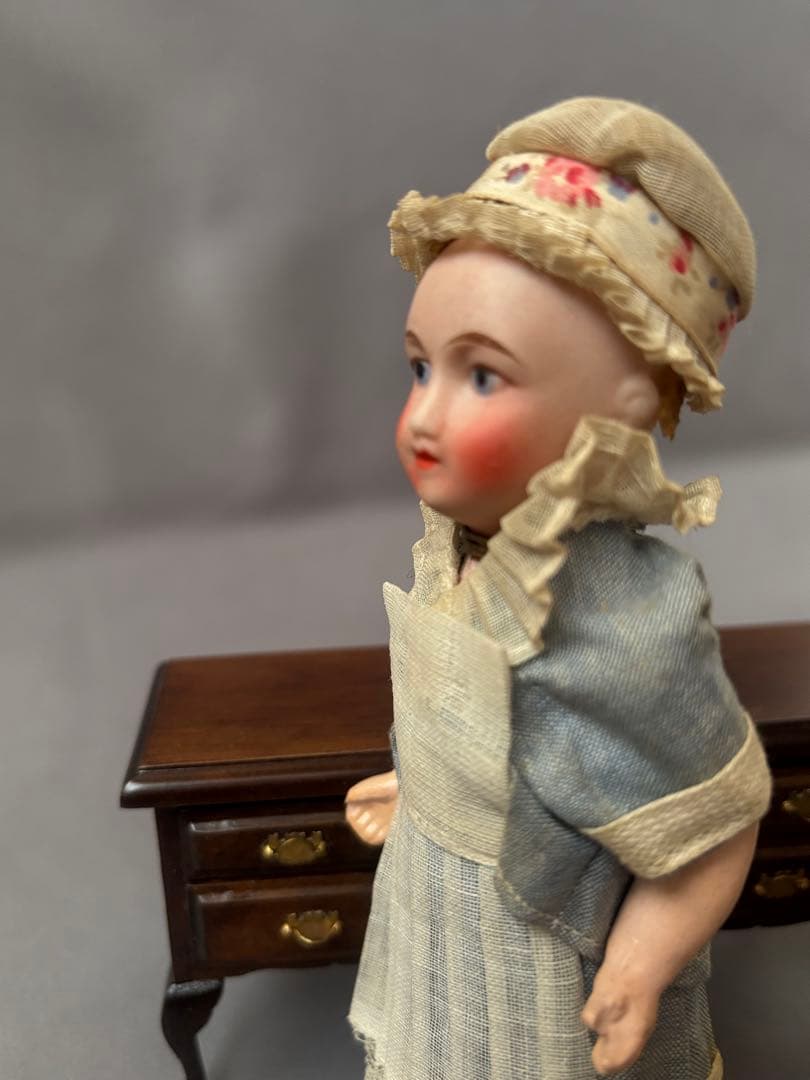 アンティーク ビスクドール ドールハウスドール Unis France