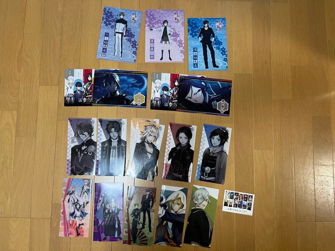 刀剣乱舞　クリアファイル　チケットケース　クリアビジュアルポスター　まとめ
