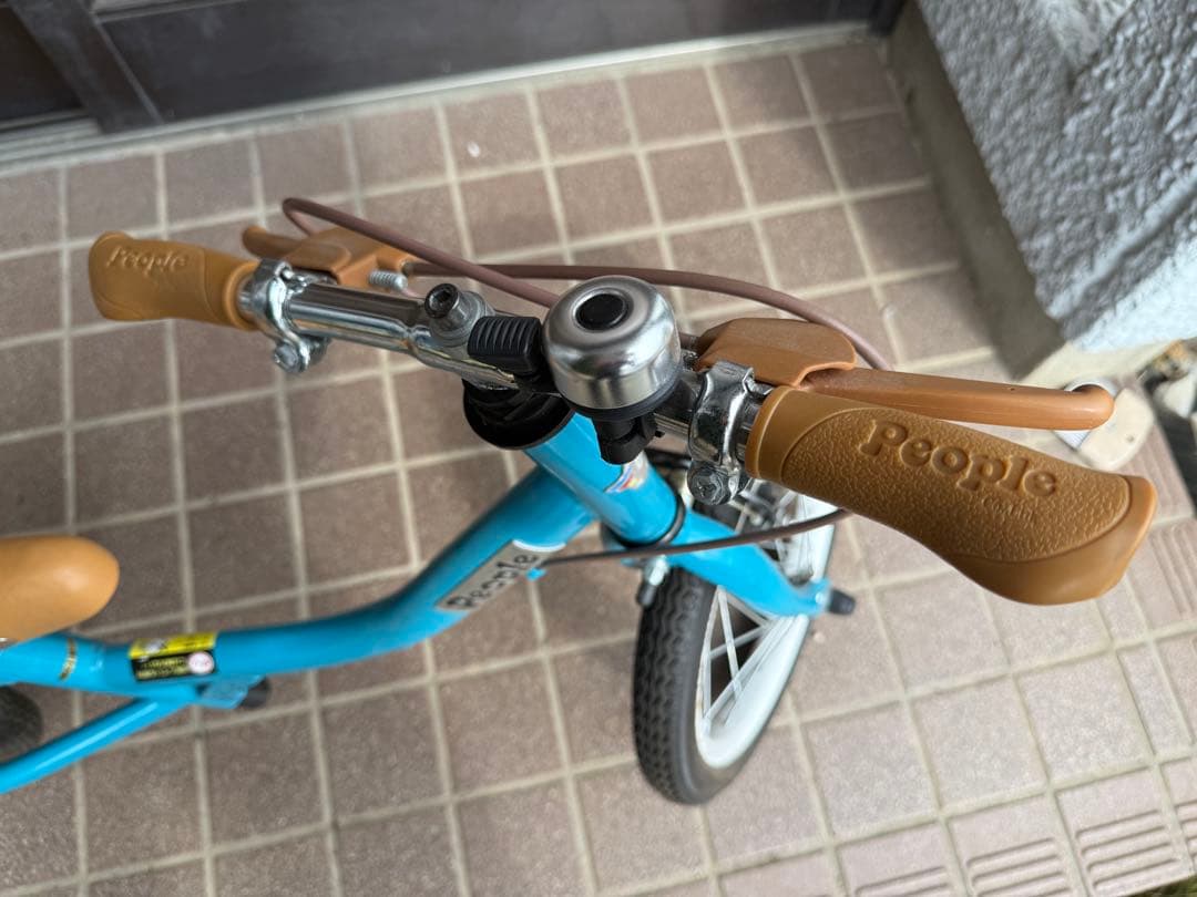 美品！ケッターサイクル 14インチ 幼児用自転車 ブルーミングターコイズ
