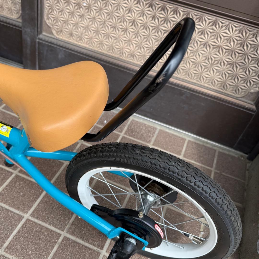 美品！ケッターサイクル 14インチ 幼児用自転車 ブルーミングターコイズ