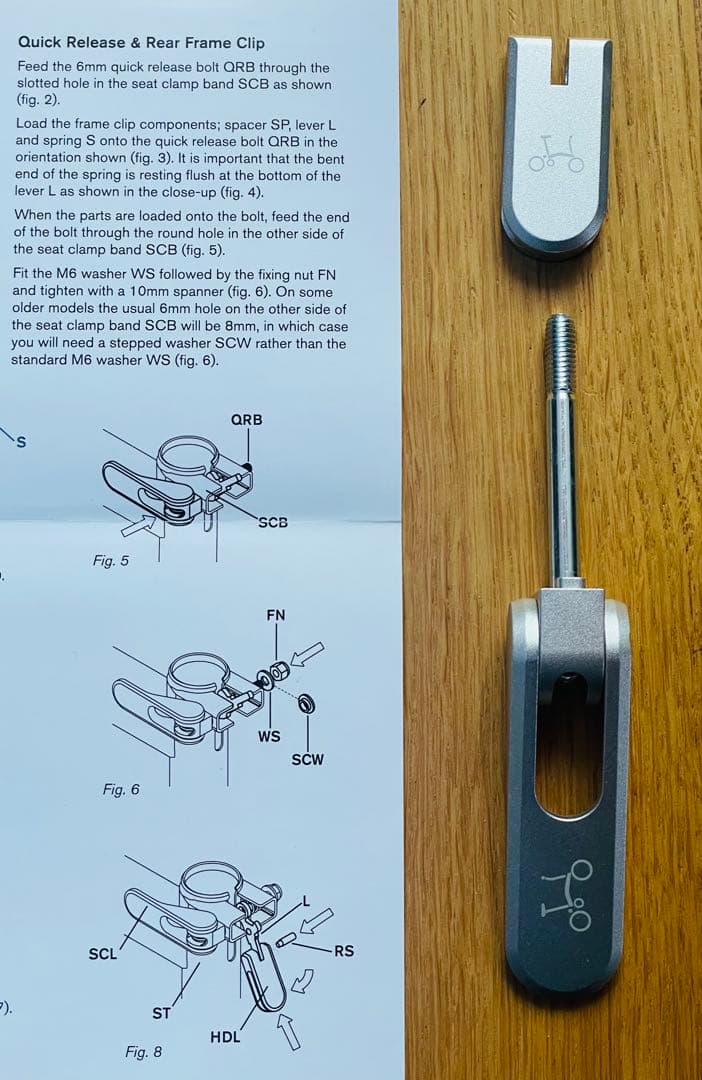 パーツ BROMPTON C,P LINE COLOUR TOUCH POINTS