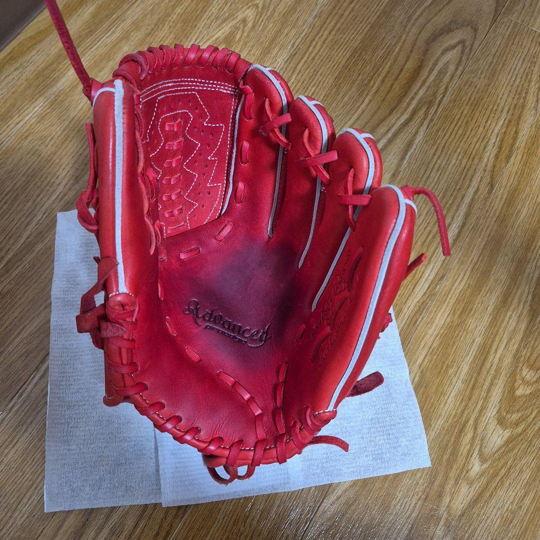 Adonex 赤 軟式野球用グローブSSK　少年用