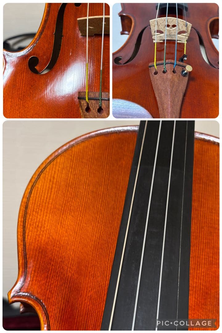 【付属品多数】バレンテ　バイオリン　VN-60 4/4 2014年　虎杢