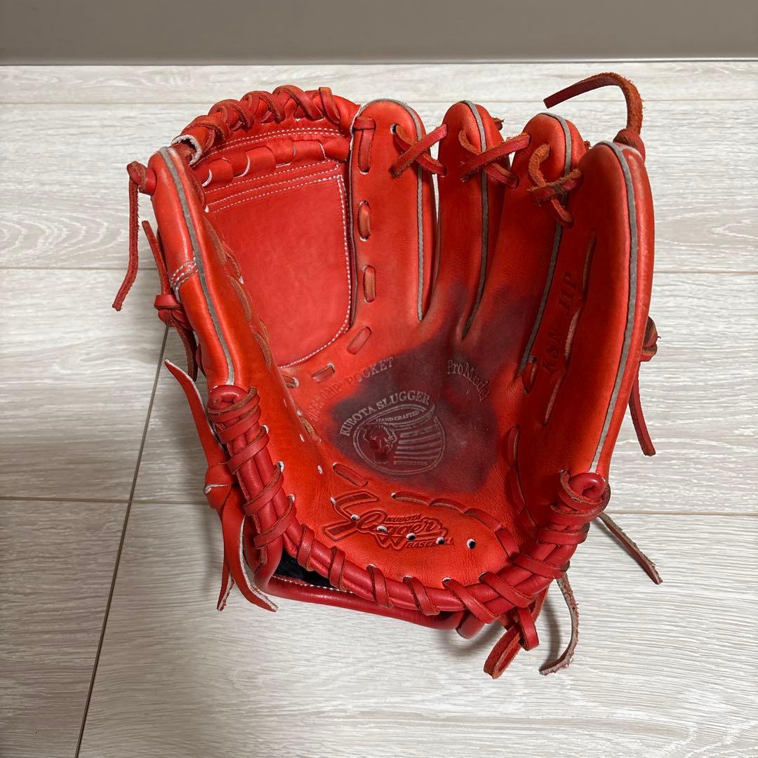 スラッガー 軟式グローブ オレンジ