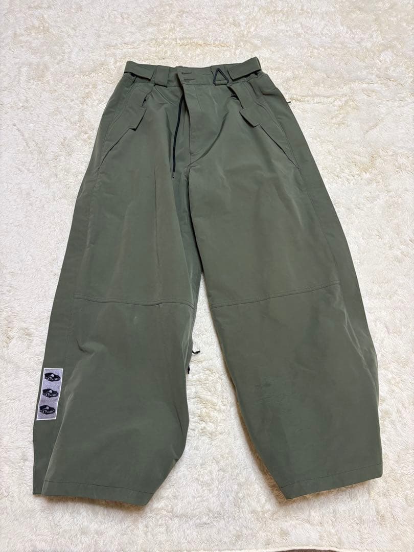 DIALRANGE オリーブグリーン ワイドパンツ2XL