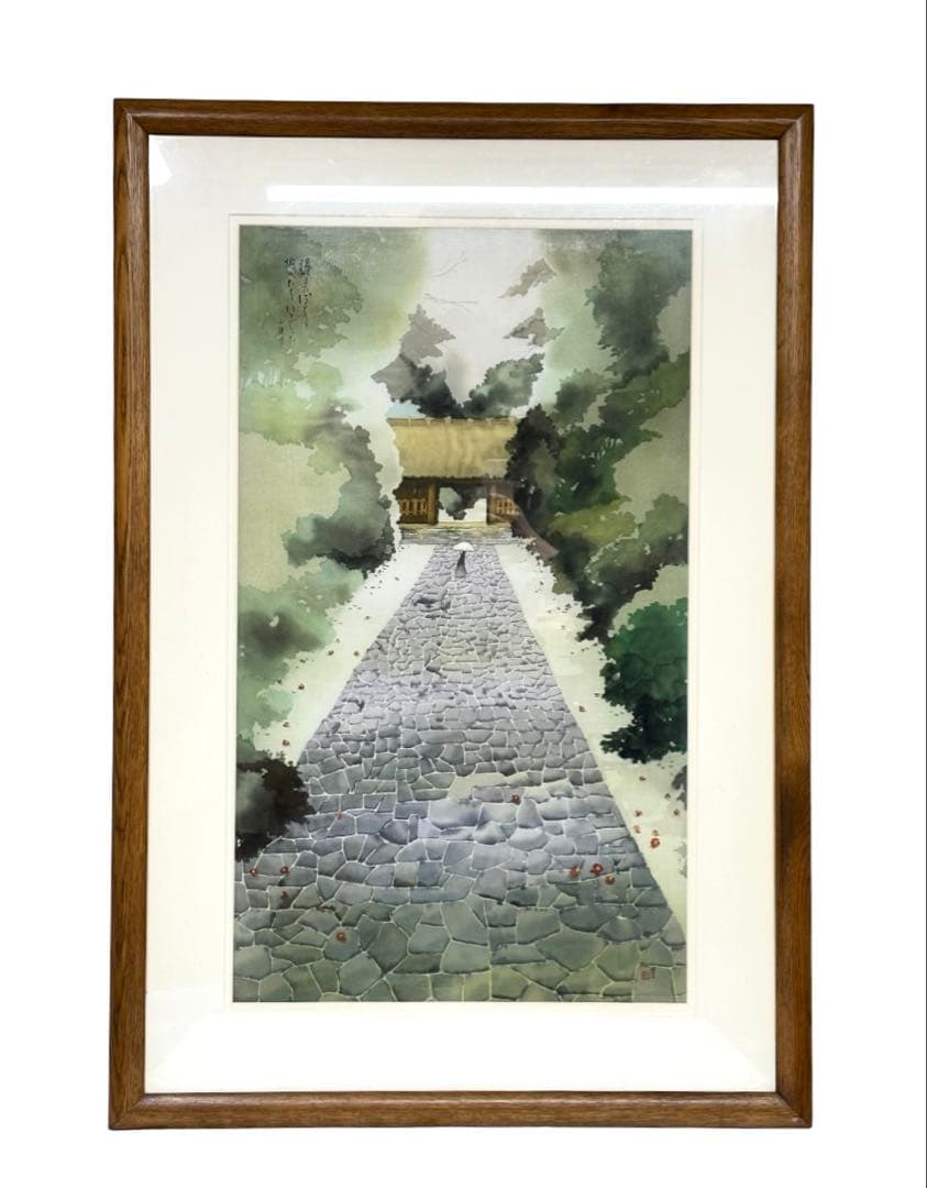 植田莫　染色画家　種田山頭火　句抄絵　絵画