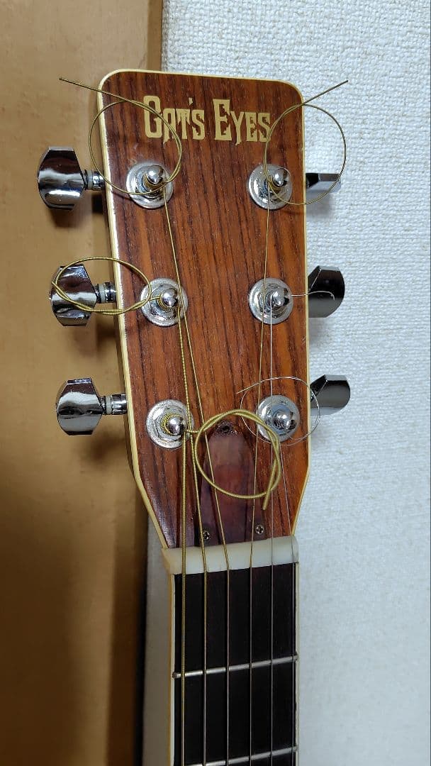 キャッツアイCE−250旧大文字ロゴJAPANビンテージギター。ジャンク