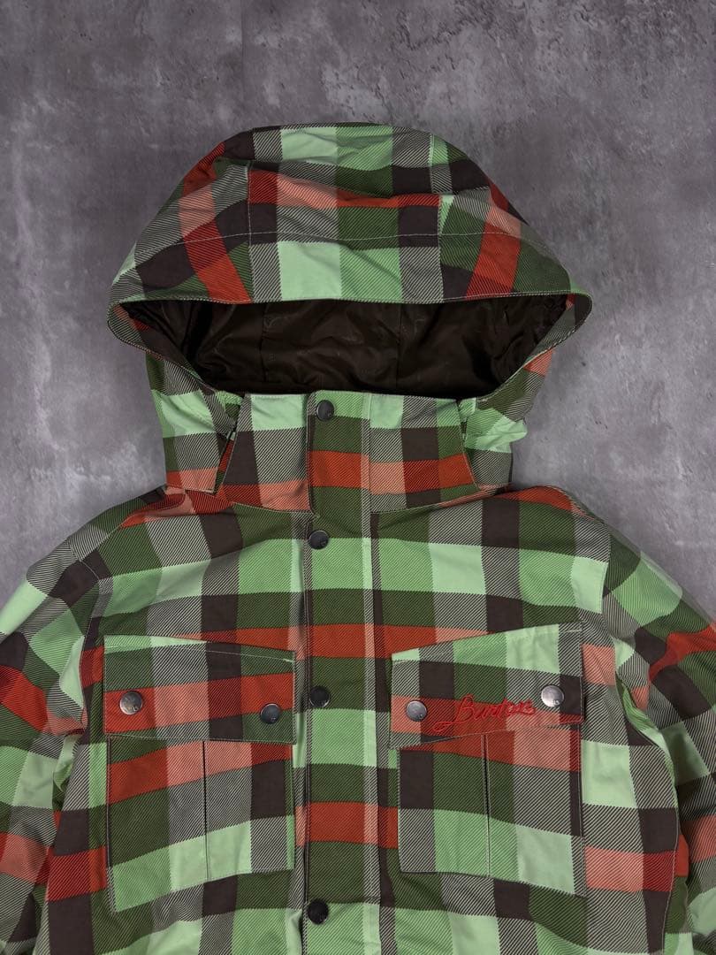 BURTON “ SHELL JACKET”CHECK gorpcore