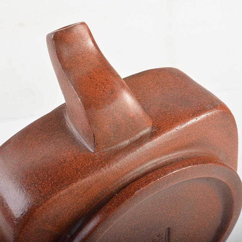 中国　除友泉製　紫砂　朱泥　急須　茶壷　N　6636