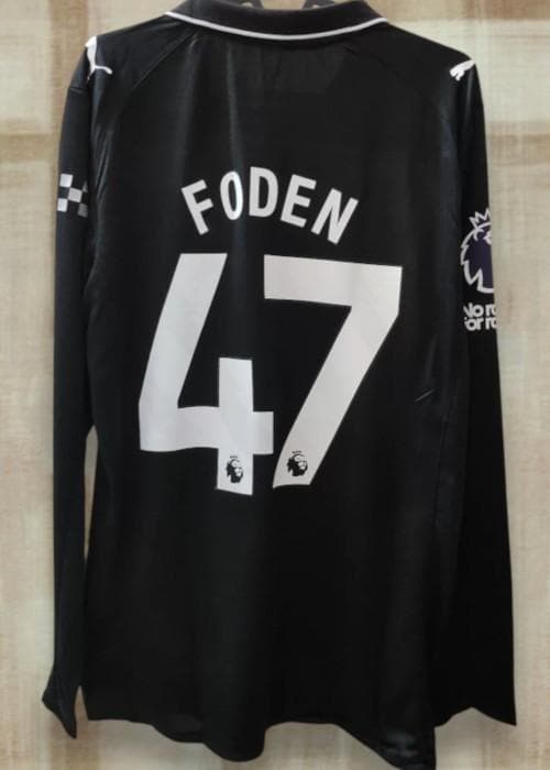 25/26 マンチェスター・シティ アウェイ 47 フォーデン ユニフォーム長袖