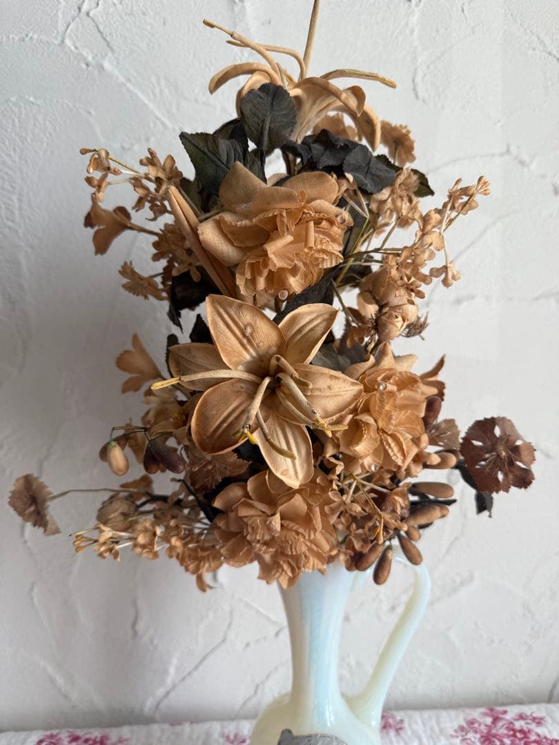 フランスアンティーク　布花　ブーケ