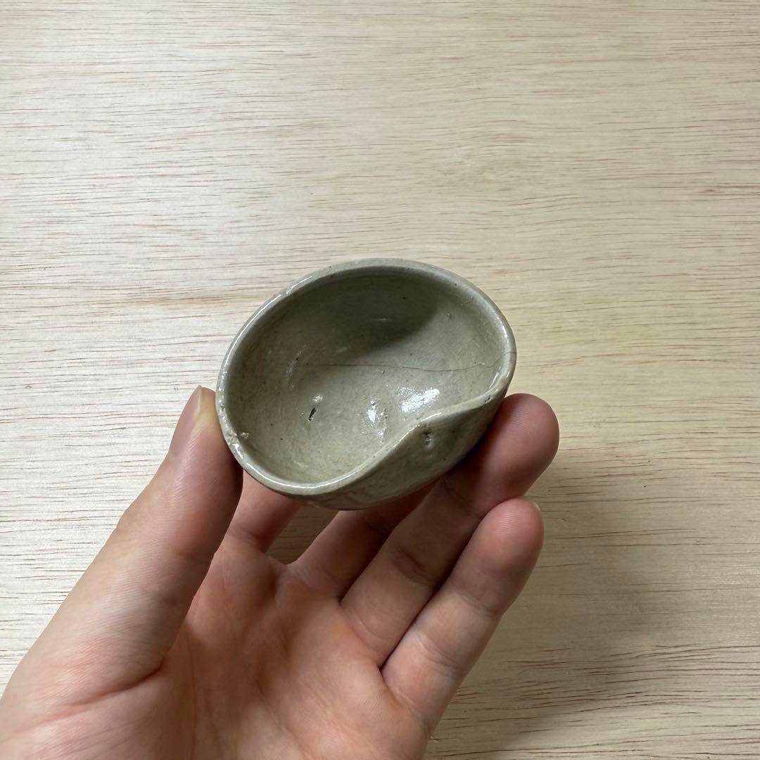 古美濃 古瀬戸 盃 小徳利 涙壺 灰釉 江戸時代 御深井 太白 古常滑 古美術