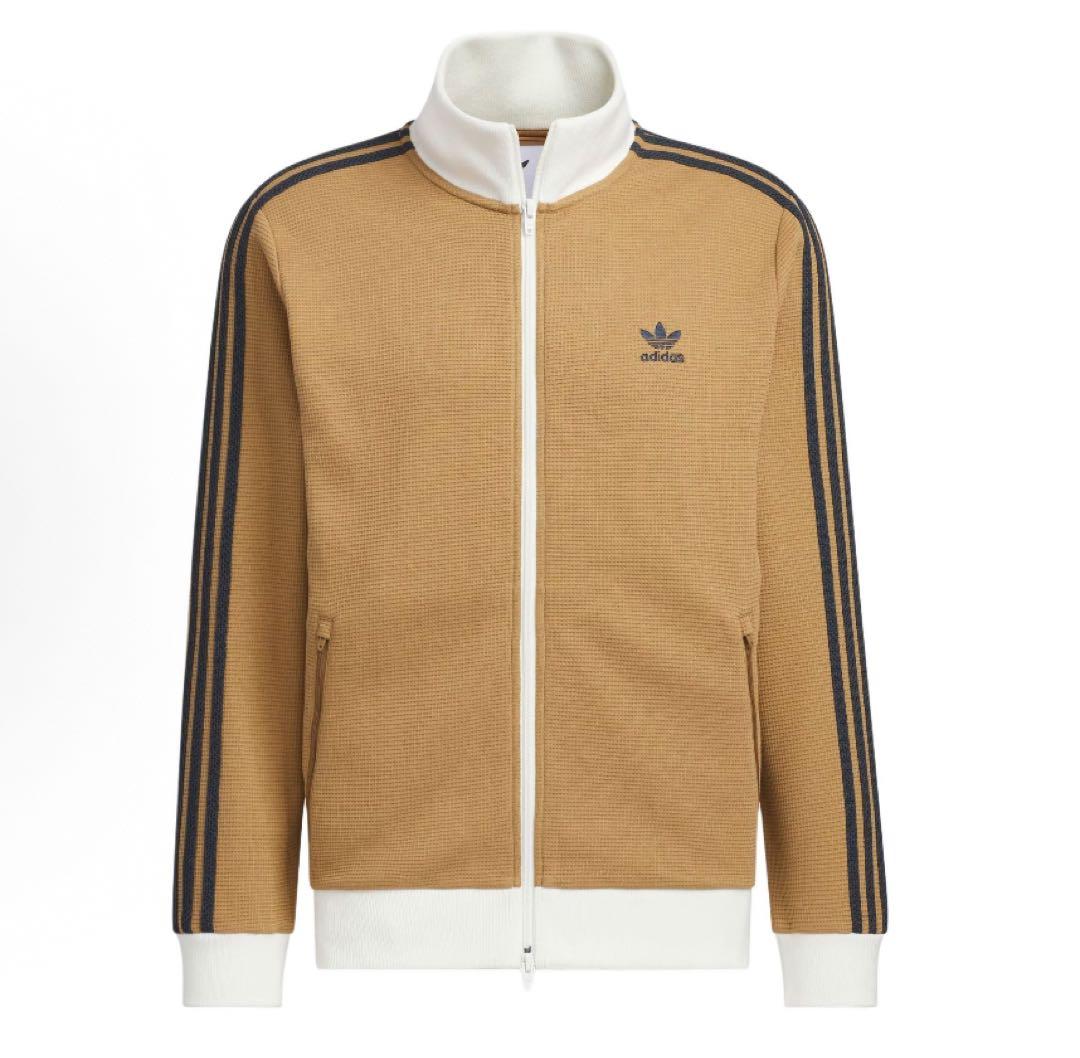 新品M adidas 長袖ジャケット ブラウン　KB8952