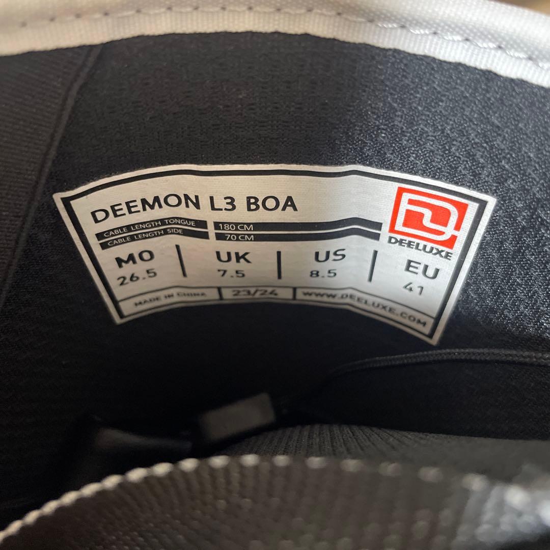 DEELUXE DEEMON L3 BOA 23-24モデル ブーツ