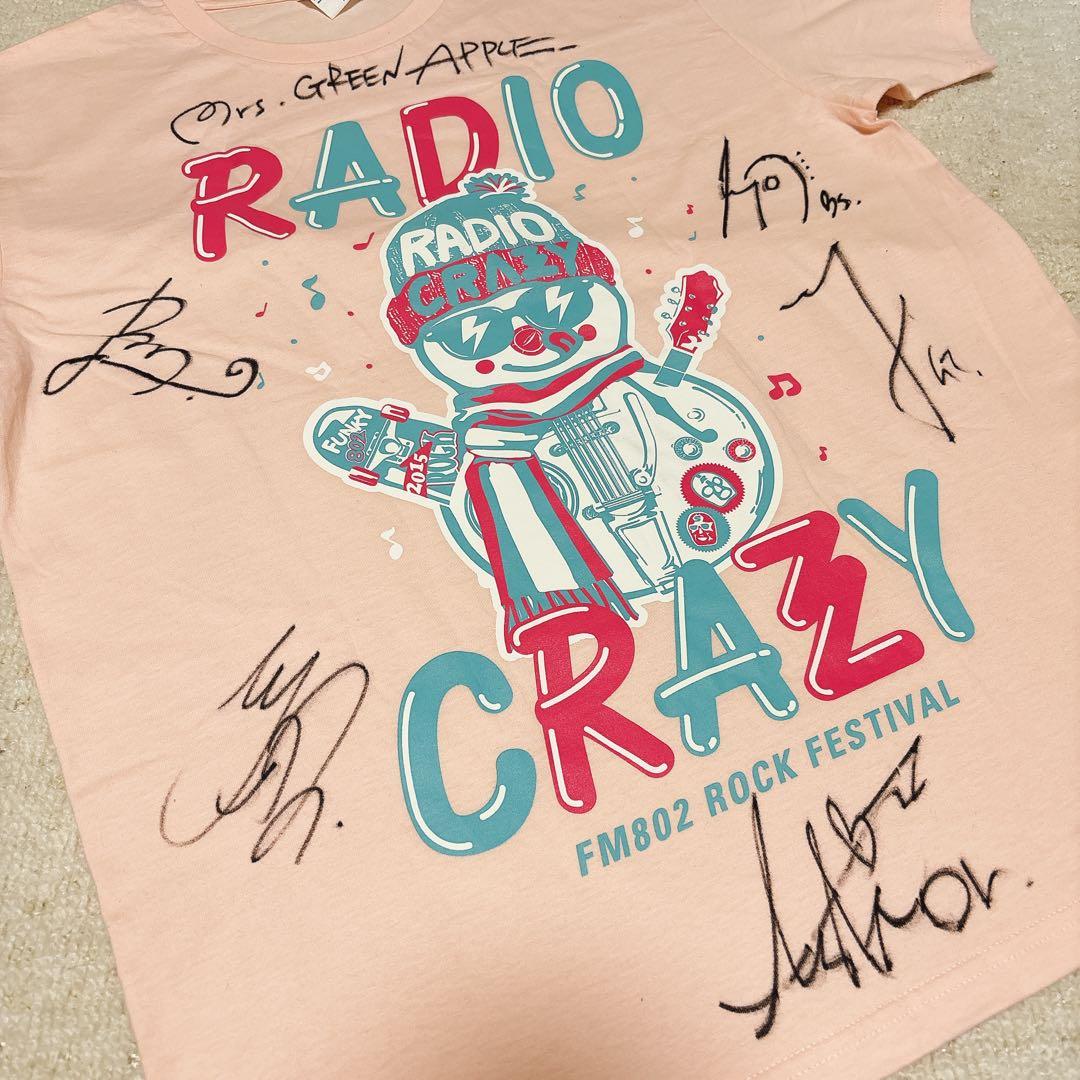【1点もの】FM802 レディクレTシャツ ミセス 直筆サイン入り 2015