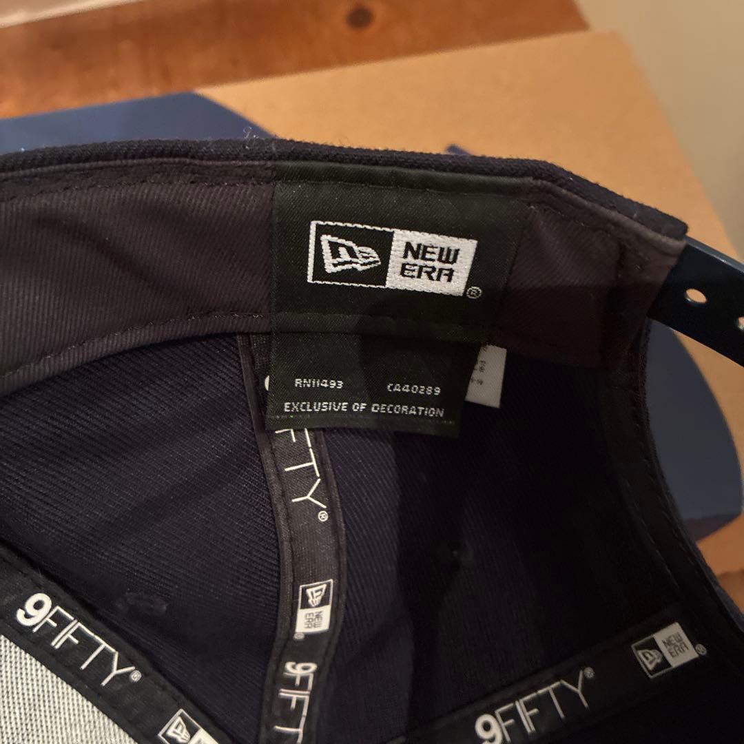 アスレタ NEW ERA キャップ　ネイビー　大人用フリーサイズ