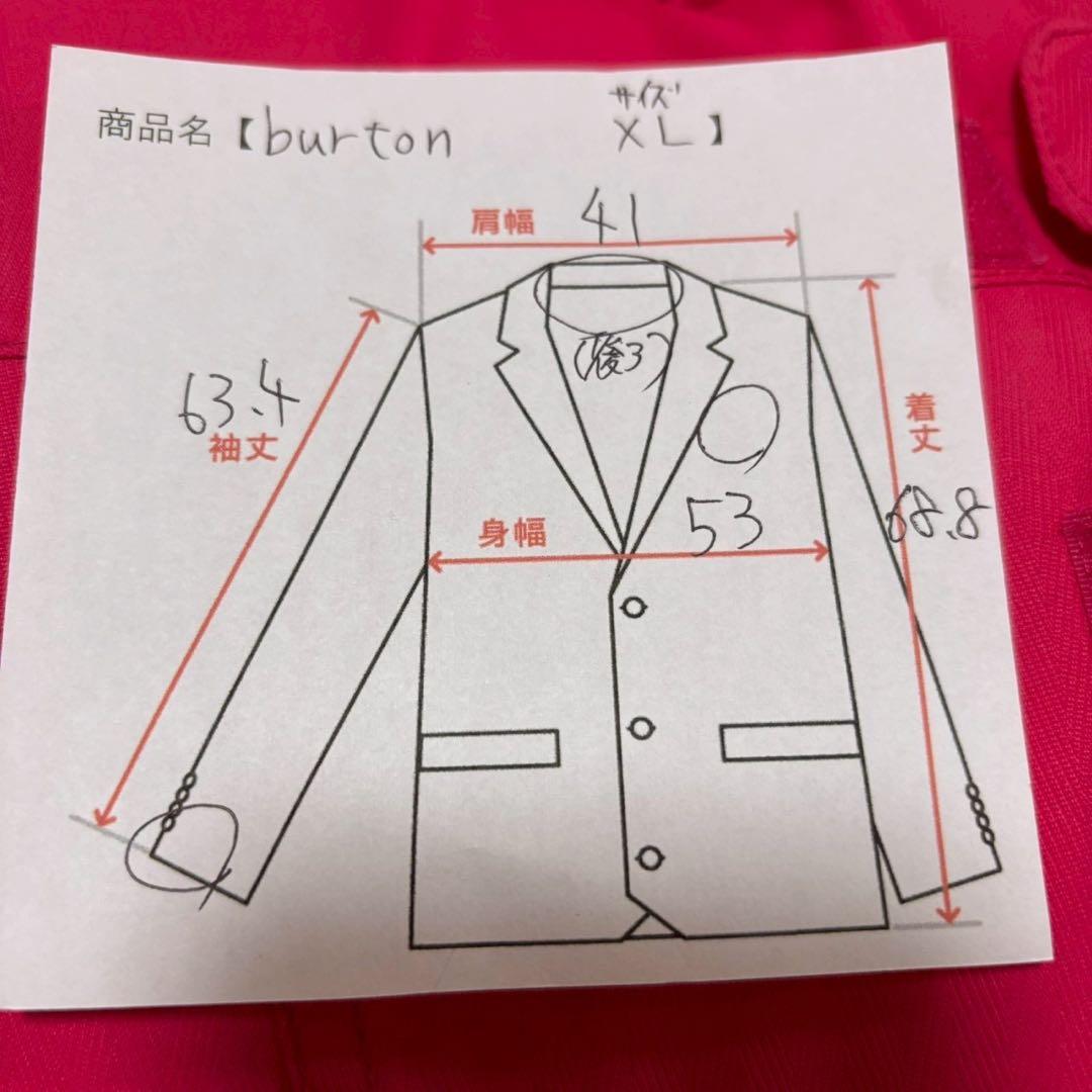 burton スノーボードウェア ピンク XL ジャケット アウター キッズ