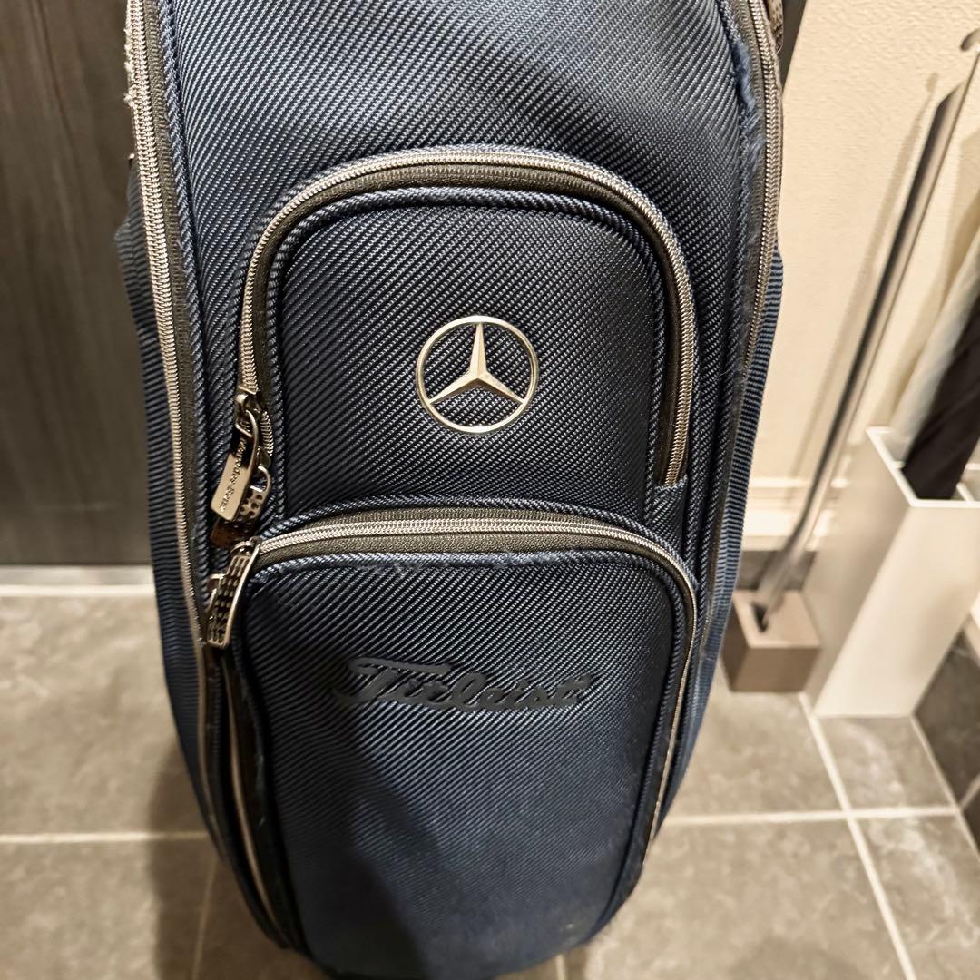 タイトリスト メルセデス ベンツ キャディバッグ ゴルフバッグ ネイビー