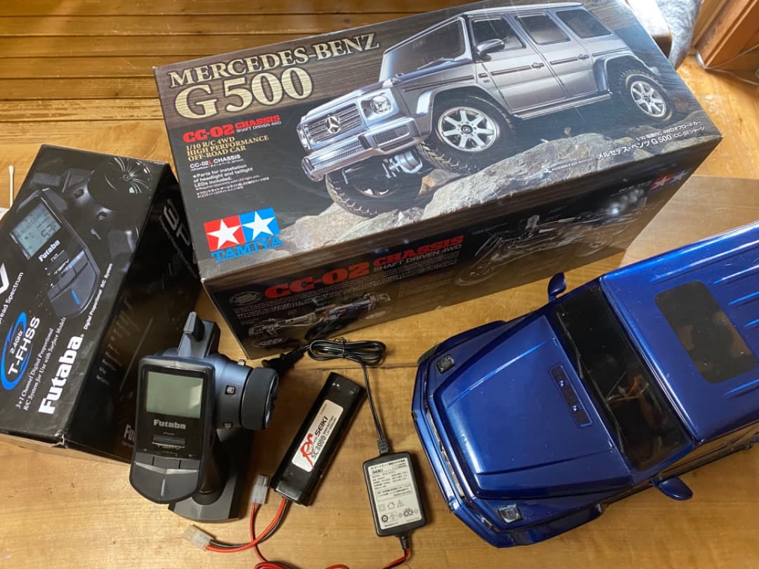 TAMIYA 1/10電動RC メルセデス・ベンツG500　CC-02シャーシ