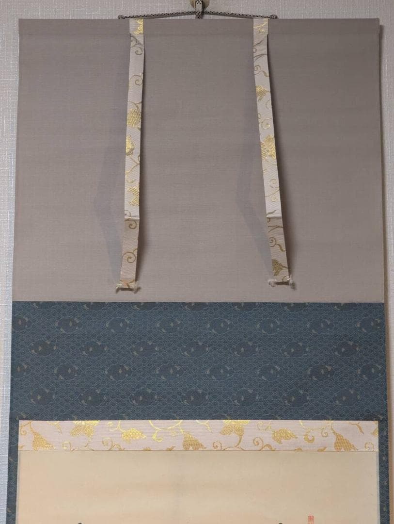 【真作】掛軸　瓢箪図　洒脱な筆致に遊び心あふれる　軽妙洒脱な一幅　T138