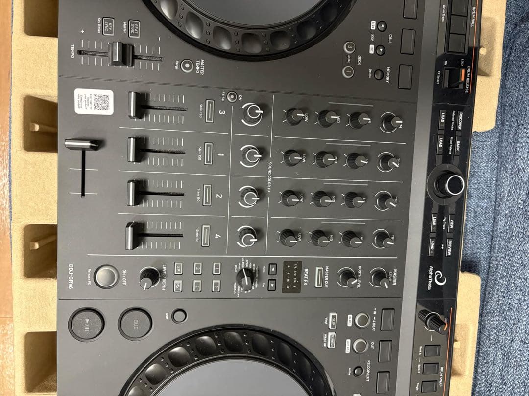 DJコントローラー ブラック 2チャンネAlphaTheta DDJ-GRV6