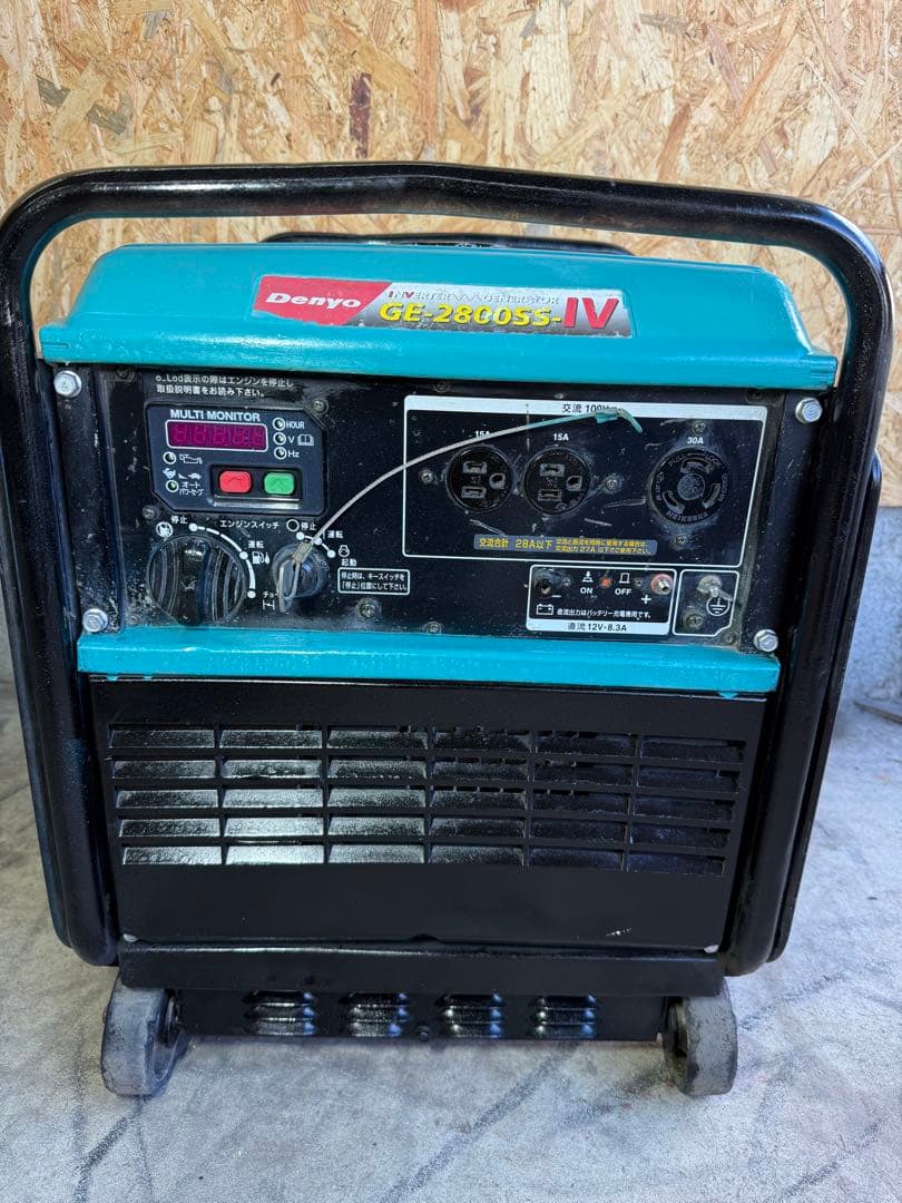 Denyo デンヨー GE-2800SS-IV インバーター発電機 整備済
