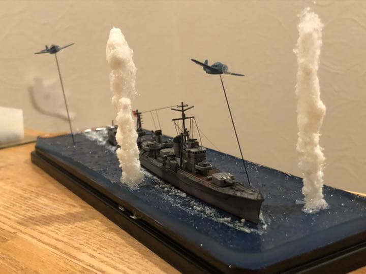 雪風　強襲　ジオラマ