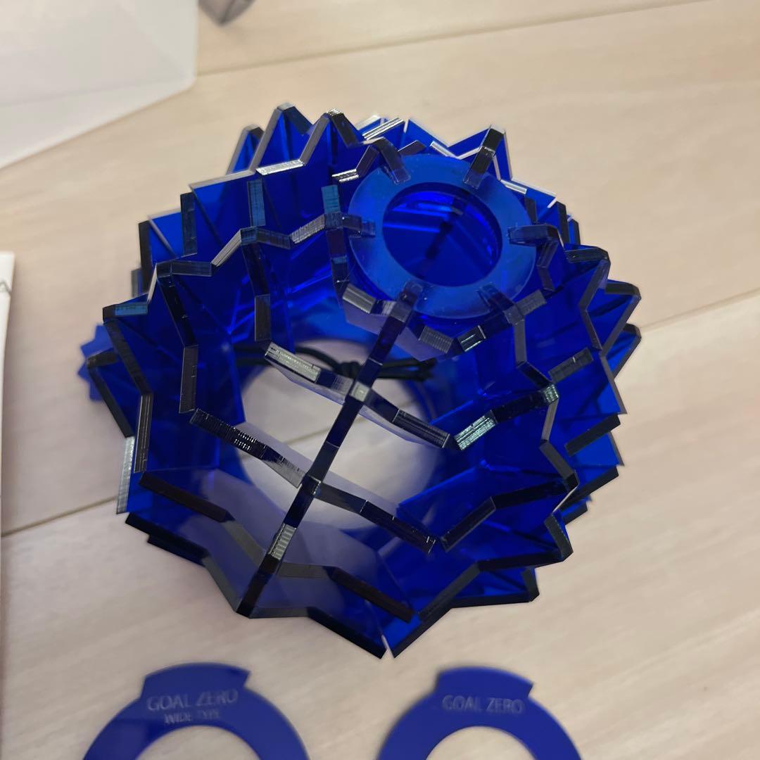 BELKROOT 青のベルクロボタン