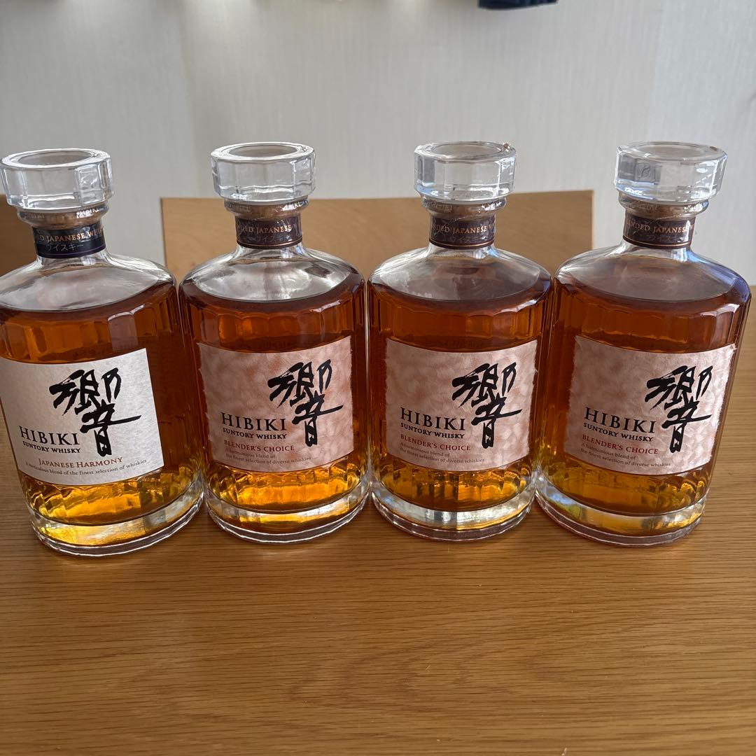 響　ブレンダーズチョイス3本　ジャパニーズハーモニー1本