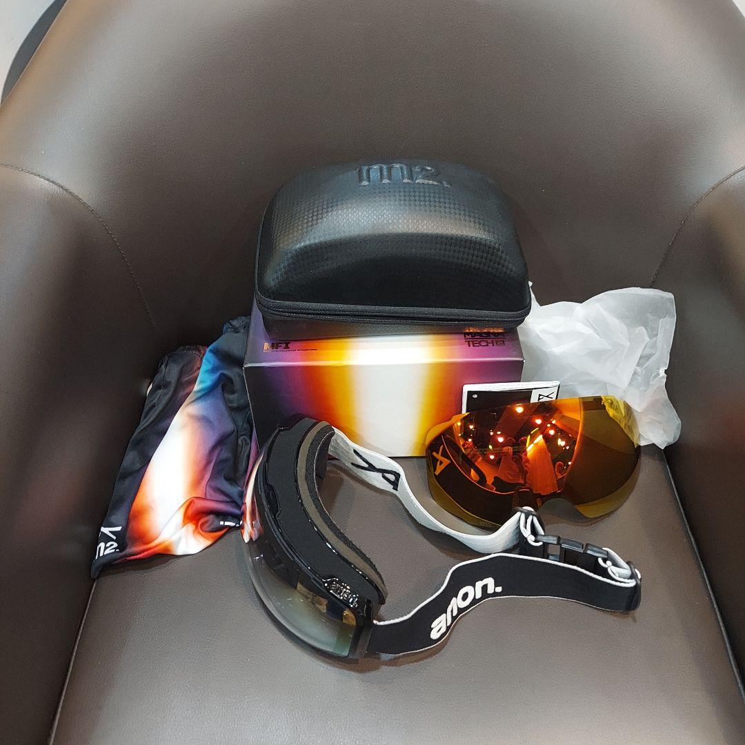 美品 アノンANON(バートンBURTON) M2スノーボード スキーゴーグル