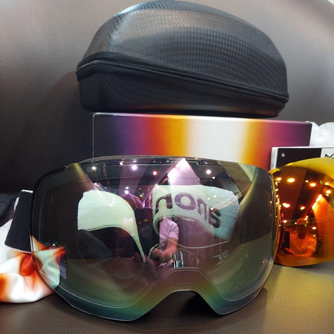 美品 アノンANON(バートンBURTON) M2スノーボード スキーゴーグル