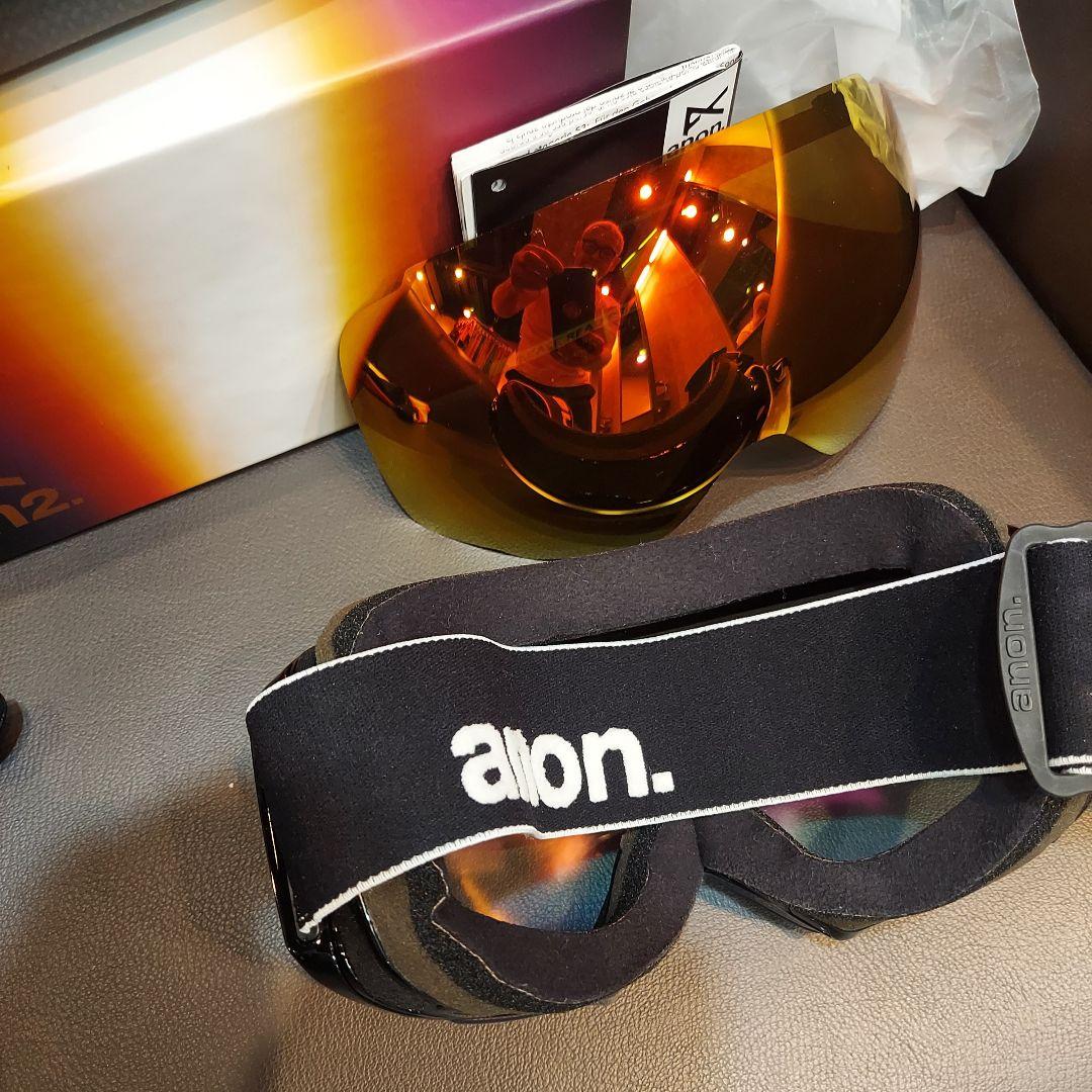 美品 アノンANON(バートンBURTON) M2スノーボード スキーゴーグル