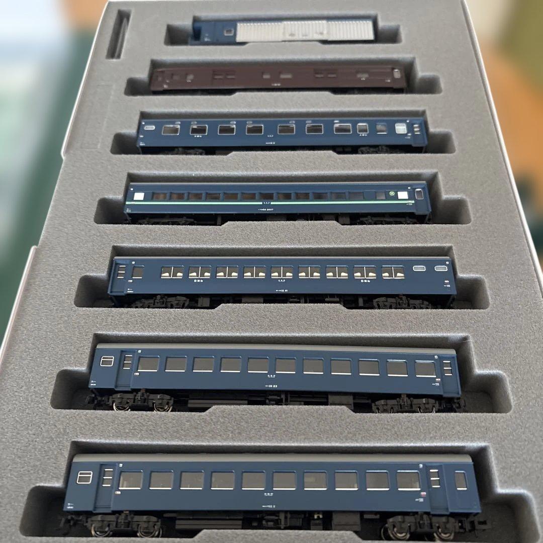 【新同】KATO 10-1449/1450 10系夜行急行だいせん7両フル編成⑥