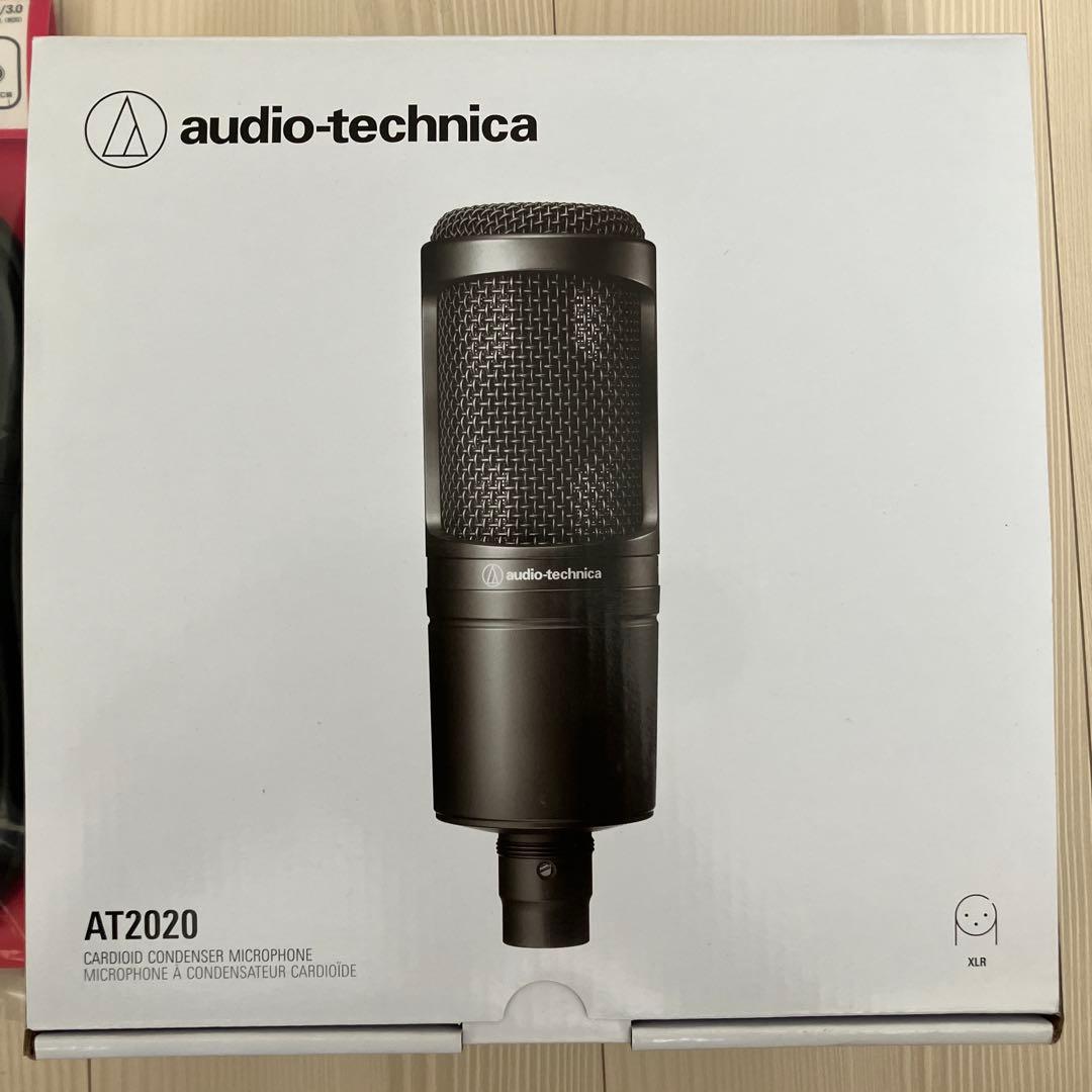 audio-technica AT2020コンデンサーマイク& ケーブルセット