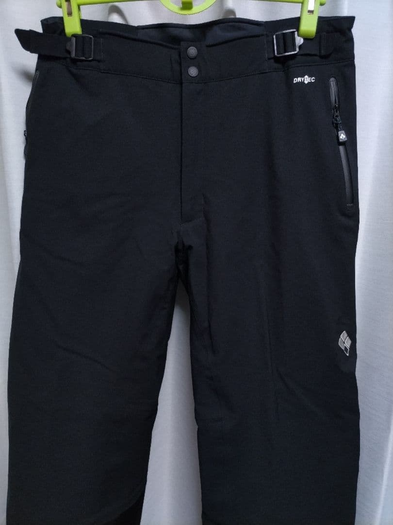美品　モンベル ドライテックインシュレーテッドパンツ 黒