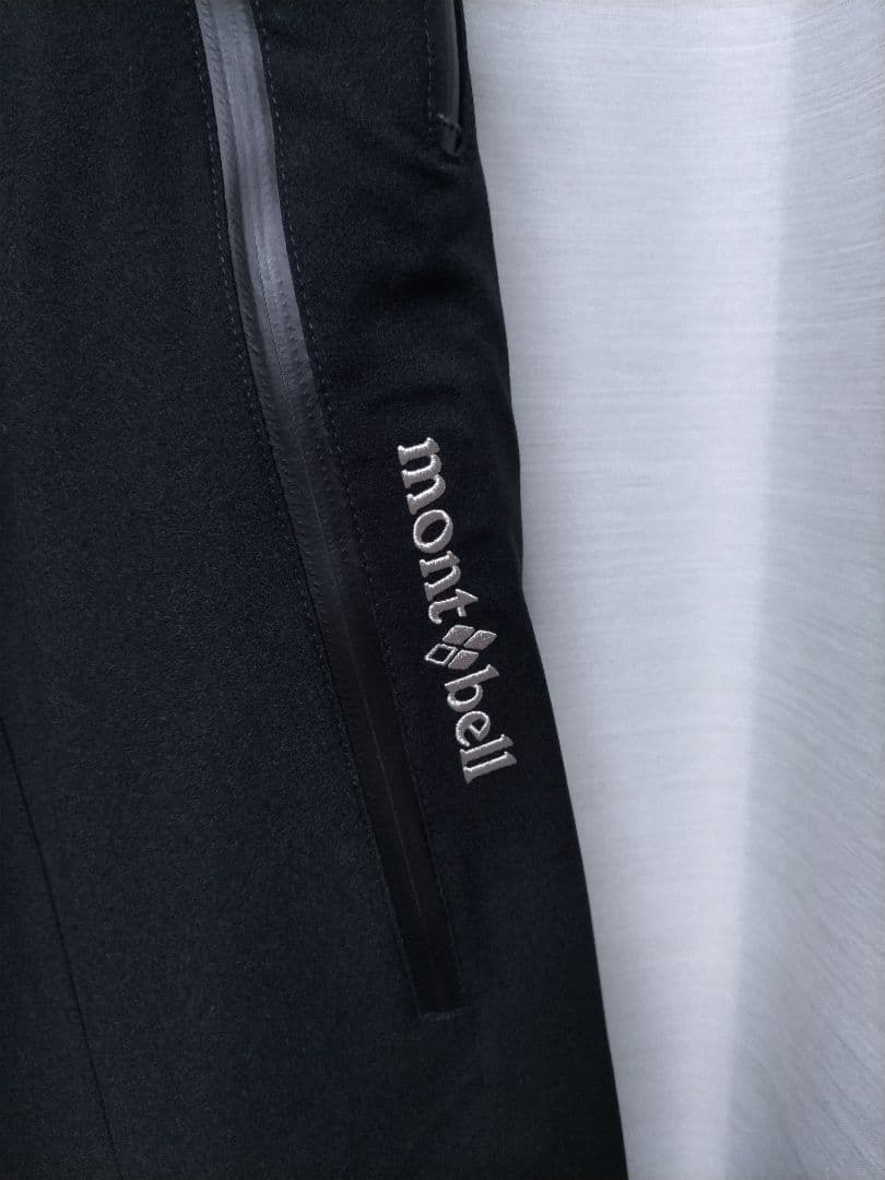 美品　モンベル ドライテックインシュレーテッドパンツ 黒